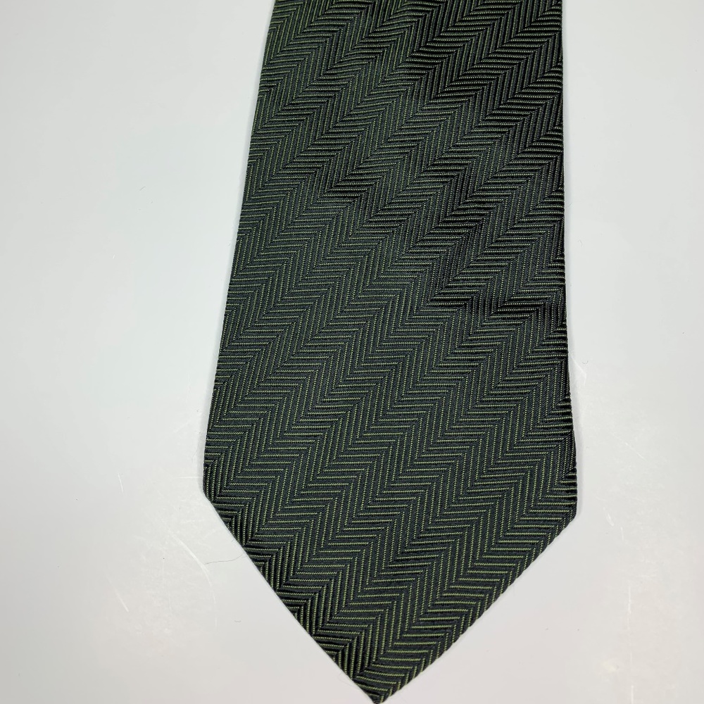 Dark Green Banana Republic Silk Tie